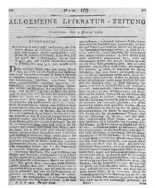 Schmidt, J. G.: Lehrbuch der mathematischen Wissenschaften. Leipzig: Hinrichs 1803