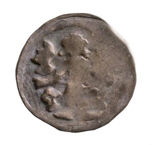Münze, Pfennig, um 1360 (1323-1373)