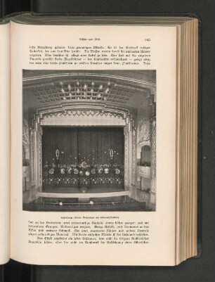 Stadttheater Lübeck: Proszenium mit teilbarem Vorhang