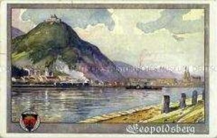 Leopoldsberg, mit Versen. Postkarte des Deutschen Schulvereins Nr.139