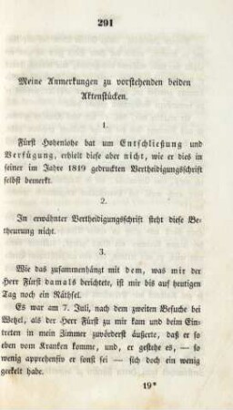 Meine Anmerkungen zu vorstehenden beiden Aktenstücken