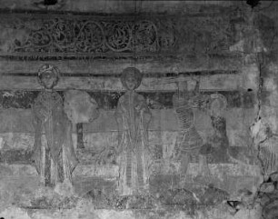 Szenen von Martyrien auvergnatischer Heilige — Das Martyrium der Heiligen Valeria: Heiliger Austremonius und Clemens, und das Martyrium des Heiligen Pankratius