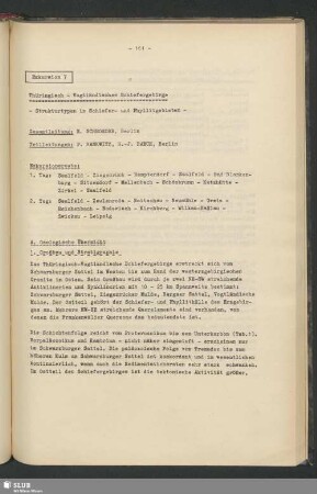 Exkursion 7: Thüringisch - Vogtländisches Schiefergebirge