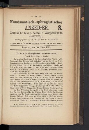 3. 30. März 1881