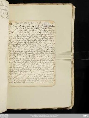 [Faszikel 69] [Rechtsweisung und Geleitbrief von 1678. (Dorsualvermerk 2v:) Daß die clevischen Unterthanen im Geldrischen vor einheimisch und vice versa zu halten]