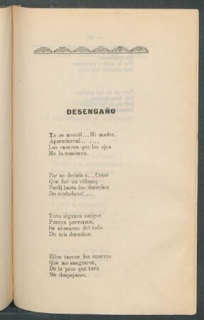 Desengaño