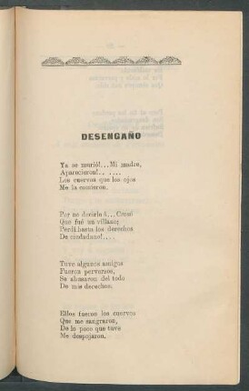 Desengaño