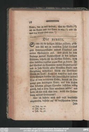 Die neunte.