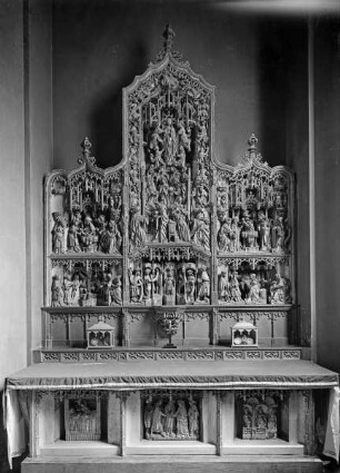 Tod und Himmelfahrt Marias; Szenen aus dem Leben Christi
