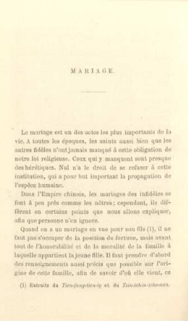 Mariage