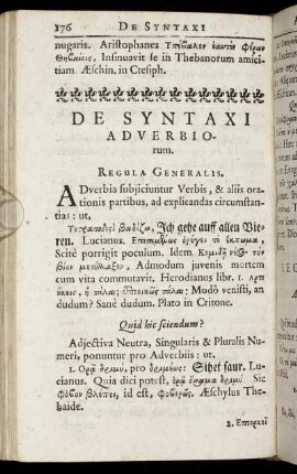 De Syntaxi Adverbiorum.
