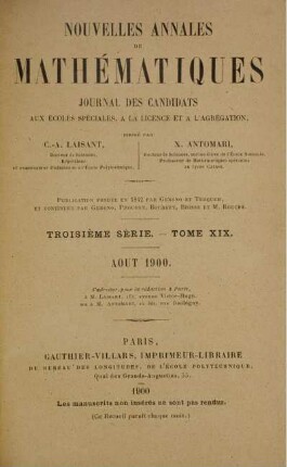 Aout 1900.