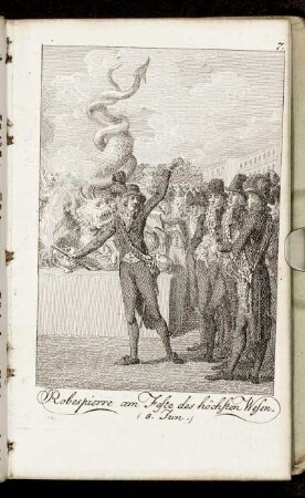 Robespierre am Feste des höchsten Wesen.