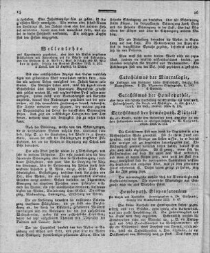 Catechismus der Mineralogie : für Anfänger und Liebhaber dieser Wissenschaft. - Leipzig : Baumgärtner, [1826]