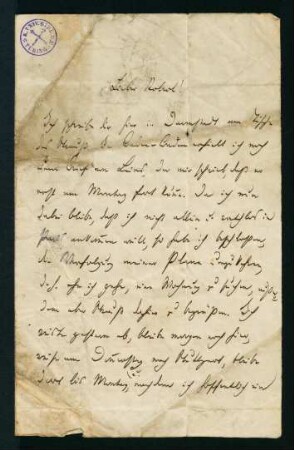 Brief vom 17. Sept. 1867