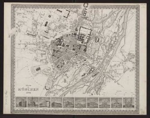 Plan von München 1844