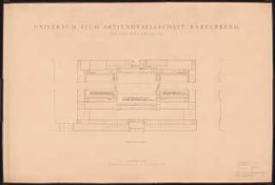 UFA (Universum Film AG), Potsdam-Babelsberg Dreier-Atelier-Gruppe: Grundriss 1.OG 1:200
