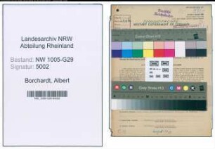 Entnazifizierung Albert Borchardt , geb. 11.09.1904 (Buchhalter)