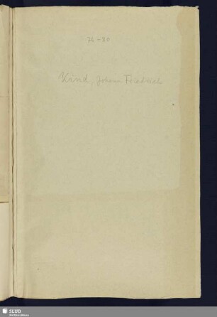 76-80. Kind, Friedrich