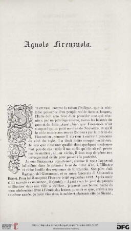 Agnolo Firenzuola
