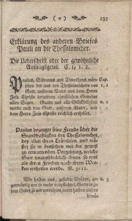 Erklärung des anderen Briefes Pauli an die Thessalonicher.