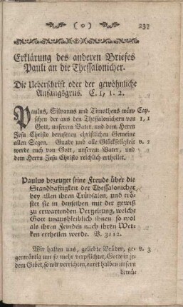 Erklärung des anderen Briefes Pauli an die Thessalonicher.