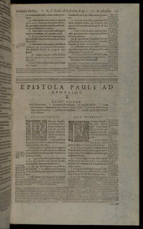 Epistola Pauli Ephesios.