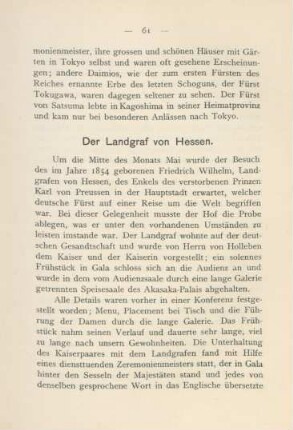 Der Landgraf von Hessen