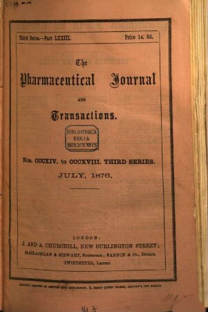 The pharmaceutical journal and transactions. 7, [a]