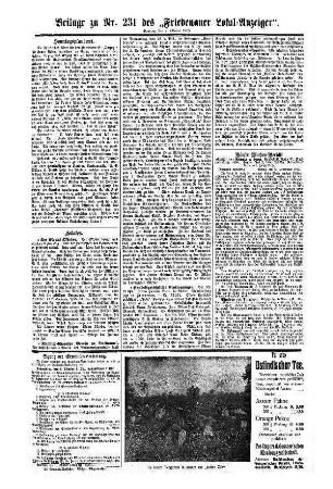 Beilage zu Nr. 231