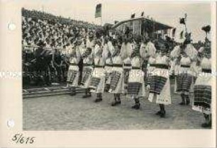 Eröffnung der III. Weltfestspiele 1951 in Berlin im Walter-Ulbricht-Stadion