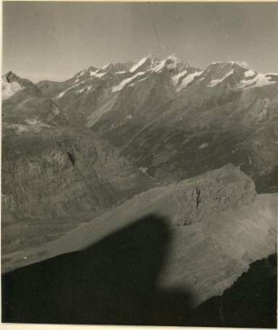 Panorama von Mischabel und Allalingruppe