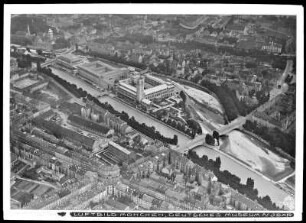 München, Deutsches Museum an der Isar, Luftbild