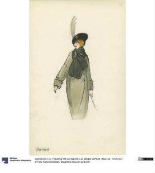 Pelzschal von Bernard et C.ie, Modell Monaco