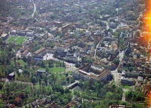 Altstadt von Weimar : Blickrichtung Südwesten