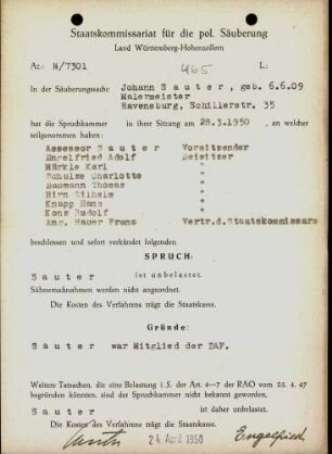 Sauter, Johann