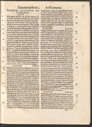 Canones Epistolae Ad Romanos.