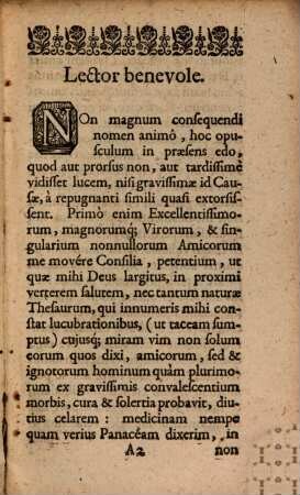 Panacea Mirabilis, Corrigendi potissimum vitiosi Sanguinis, Seu Quinta Essentia Auri, Rarae Virtutis