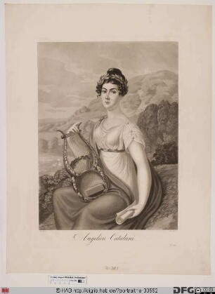 Bildnis Angelica Catalani (verehel. Valabrègue)