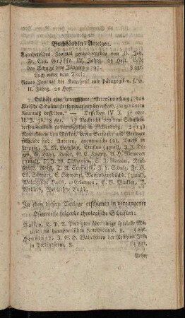 Buchhändler-Anzeigen.
