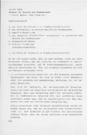 Termini für Deutsch als Fremdsprache : Praxis, Mängel, Möglichkeiten