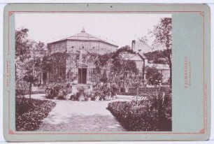 Pillnitz. Palmenhaus (Vorderansicht.)
