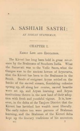 Chapter I. Early life and education