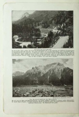 Das Karwendelgebirge bei Mittenwald