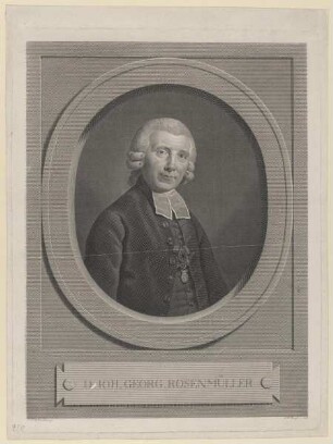Bildnis des D. Ioh. Georg. Rosenmüller