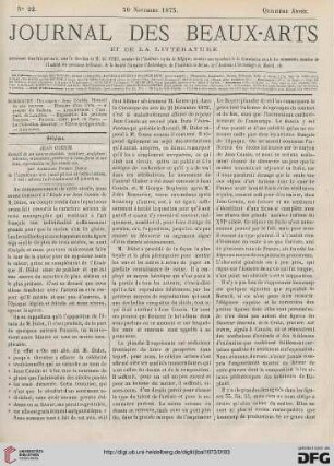 Nr. 22 (30. Novembre 1873)