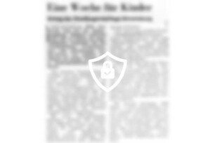 Eine Woche für Kinder