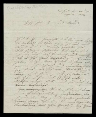 Brief von Louis Spohr an Tobias Haslinger