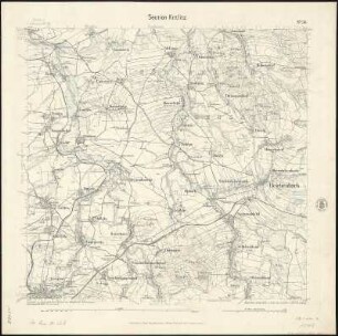 Äquidistantenkarte 56 : Section Kittlitz, 1895 : Section Kittlitz. - 1:25000. - Leipzig: Giesecke & Devrient, 1895. - 1 Kt.