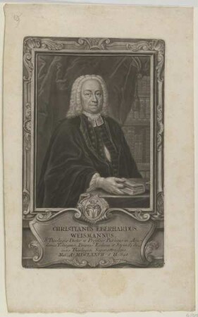 Bildnis des Christian Eberhard Weismann